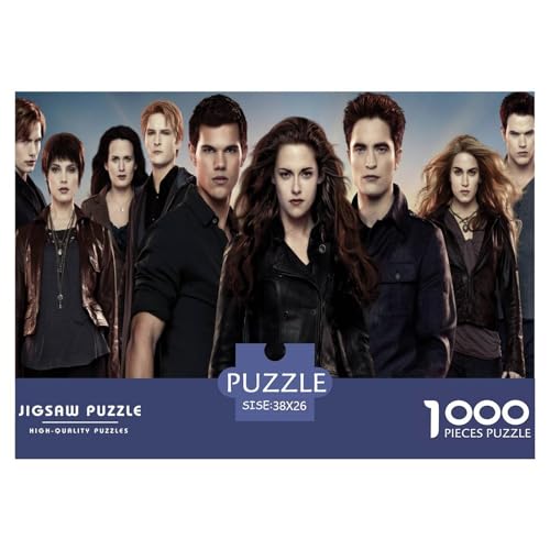 Dämmerung Puzzle 1000 Teile Schwer Puzzle Spielzeug Pädagogisches Spiel Impossible Vampir Herausforderung Spielzeug Für Erwachsene Und Kinder Ab 12 Jahren 38x26cm/1000pcs Dämmerung Puzzle 1000 Teile Schwer Puzzle Spielzeug Pädagogisches Spiel Impossible Vampir Herausforderung Spielzeug Für Erwachsene Und Kinder Ab 12 Jahren 38x26cm/1000pcs von CBCoin
