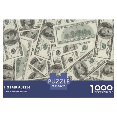 Dollar Puzzle 1000-teilige Schwer Puzzle Spielzeug Lernspiel Impossible Rechnung Herausforderung Spielzeug Für Erwachsene Und Kinder Ab 14 Jahren 38x26cm/1000pcs Dollar Puzzle 1000-teilige Schwer Puzzle Spielzeug Lernspiel Impossible Rechnung Herausforderung Spielzeug Für Erwachsene Und Kinder Ab 14 Jahren 38x26cm/1000pcs von CBCoin