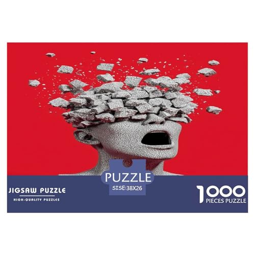 Explodierender Kopf Puzzles 1000 Teile Schwer Puzzle Spielzeug Lernspiel Impossible Geistesblitz Herausforderungsspielzeug Für Erwachsene Und Kinder Ab 14 Jahren 38x26cm/1000pcs Explodierender Kopf Puzzles 1000 Teile Schwer Puzzle Spielzeug Lernspiel Impossible Geistesblitz Herausforderungsspielzeug Für Erwachsene Und Kinder Ab 14 Jahren 38x26cm/1000pcs von CBCoin