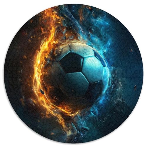 Fußball Puzzle 1000-teilige Schwer Puzzle Spielzeug Pädagogisches Spiel Impossible Fußball Herausforderung Spielzeug Für Erwachsene Kinder 1000pcs (67.5x67.5cm) von CBCoin