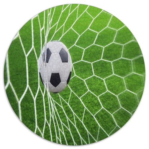 Fußball Puzzles 1000 Teile Schwer Puzzle Spielzeug Lernspiel Impossible Football Herausforderung Spielzeug Für Erwachsene Kinder 1000pcs (67.5x67.5cm) von CBCoin