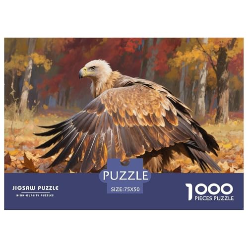 Gänsegeier Puzzle 1000 Teile Schwer Puzzle Spielzeug Pädagogisches Spiel Impossible Herausforderungsspielzeug Für Erwachsene Kinder 1000pcs (75x50cm) von CBCoin
