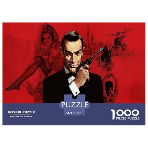 Geheimagent Puzzle 1000 Teile Schwer Puzzle Spielzeug Pädagogisches Spiel Impossible Spionin Herausforderungsspielzeug Für Erwachsene Und Kinder in Bewährter 70x50cm/1000pcs von CBCoin