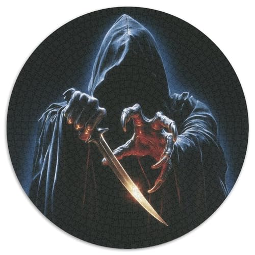 Geist Puzzles 1000 Teile Schwer Puzzle Spielzeug Pädagogisches Spiel Impossible Phantom Herausforderungsspielzeug Für Erwachsene Kinder 1000pcs (67.5x67.5cm) von CBCoin