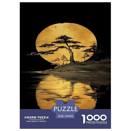 Goldener Vollmond Puzzles 1000 Teile Schwer Puzzle Spielzeug Pädagogisches Spiel Impossible Supermond Herausforderung Spielzeug Für Erwachsene Und Kinder Ab 14 Jahren 70x50cm/1000pcs Goldener Vollmond Puzzles 1000 Teile Schwer Puzzle Spielzeug Pädagogisches Spiel Impossible Supermond Herausforderung Spielzeug Für Erwachsene Und Kinder Ab 14 Jahren 70x50cm/1000pcs von CBCoin