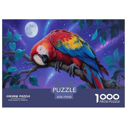 Guacamayo Puzzle 1000 Teile Schwer Puzzle Spielzeug Lernspiel Impossible Herausforderung Spielzeug Für Erwachsene Und Kinder Ab 12 Jahren 1000pcs (75x50cm) von CBCoin