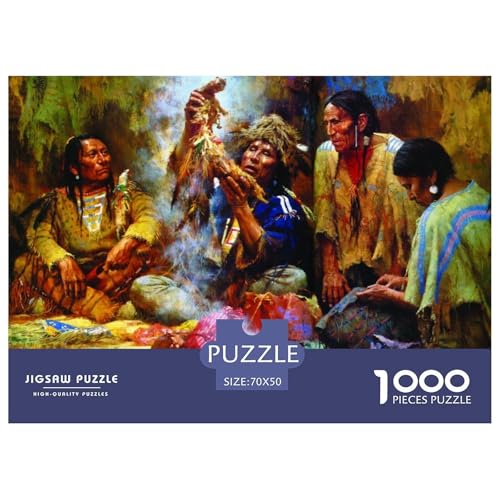 Häuptling der Eingeborenen Puzzle 1000-teilige Schwer Puzzle Spielzeug Pädagogisches Spiel Impossible Stammesangehörige Herausforderungsspielzeug Für Erwachsene Kinder 70x50cm/1000pcs Häuptling der Eingeborenen Puzzle 1000-teilige Schwer Puzzle Spielzeug Pädagogisches Spiel Impossible Stammesangehörige Herausforderungsspielzeug Für Erwachsene Kinder 70x50cm/1000pcs von CBCoin