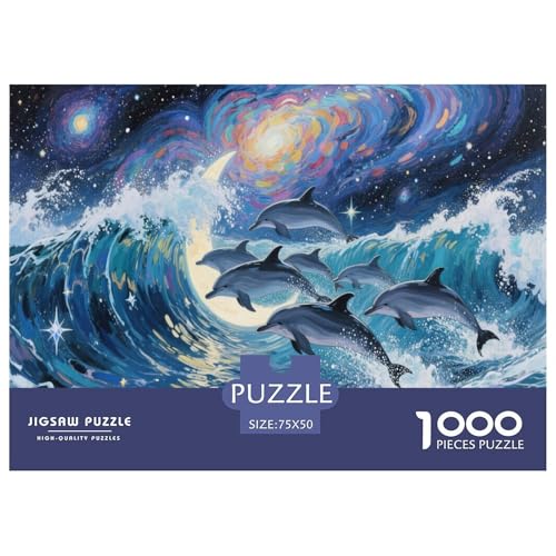 Hai Puzzles 1000 Teile Schwer Puzzle Spielzeug Lernspiel Impossible Herausforderung Spielzeug Für Erwachsene Und Kinder Ab 12 Jahren 1000pcs (75x50cm) von CBCoin