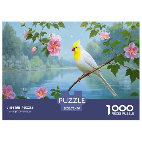 Kanarienvogel Puzzle 1000 Teile Schwer Puzzle Spielzeug Lernspiel Impossible Herausforderung Spielzeug Für Erwachsene Und Kinder in Bewährter 1000pcs (75x50cm) von CBCoin