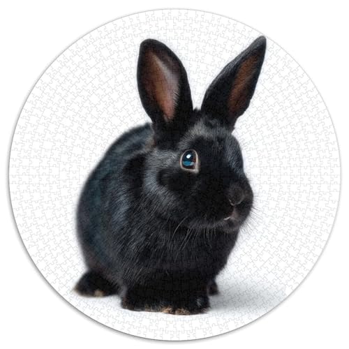 Kaninchen Puzzle 1000 Teile Schwer Puzzle Spielzeug Lernspiel Impossible Hase Herausforderung Spielzeug Für Erwachsene Und Kinder Ab 14 Jahren 1000pcs (67.5x67.5cm) von CBCoin