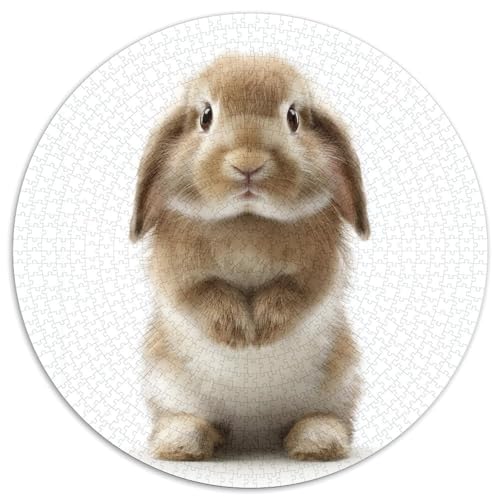 Kaninchen Puzzle 1000 Teile Schwer Puzzle Spielzeug Pädagogisches Spiel Impossible Hase Herausforderung Spielzeug Für Erwachsene Und Kinder Ab 14 Jahren 1000pcs (67.5x67.5cm) von CBCoin