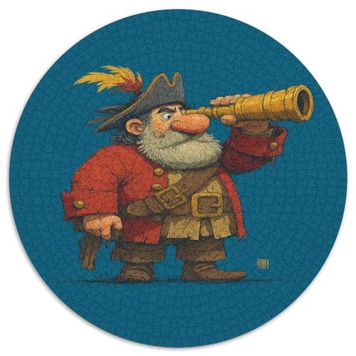 Kapitän Puzzle 1000-teilige Schwer Puzzle Spielzeug Pädagogisches Spiel Impossible Skipper Herausforderungsspielzeug Für Erwachsene Und Kinder in Bewährter 1000pcs (67.5x67.5cm) von CBCoin