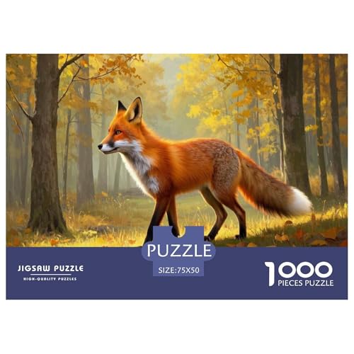 Kleiner Hirsch Puzzle 1000-teilige Schwer Puzzle Spielzeug Pädagogisches Spiel Impossible Herausforderungsspielzeug Für Erwachsene Und Kinder in Bewährter 1000pcs (75x50cm) von CBCoin