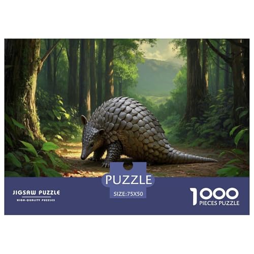 Kleines Schuppentier Puzzles 1000 Teile Schwer Puzzle Spielzeug Lernspiel Impossible Herausforderung Spielzeug Für Erwachsene Und Kinder Ab 12 Jahren 1000pcs (75x50cm) von CBCoin