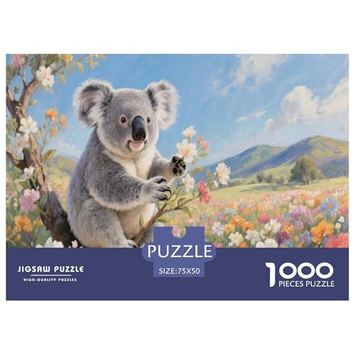 Koala Puzzle 1000 Teile Schwer Puzzle Spielzeug Pädagogisches Spiel Impossible Herausforderung Spielzeug Für Erwachsene Und Kinder Ab 14 Jahren 1000pcs (75x50cm) von CBCoin