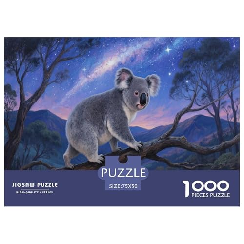 Koala Puzzles 1000 Teile Schwer Puzzle Spielzeug Lernspiel Impossible Herausforderungsspielzeug Für Erwachsene Und Kinder Ab 12 Jahren 1000pcs (75x50cm) von CBCoin