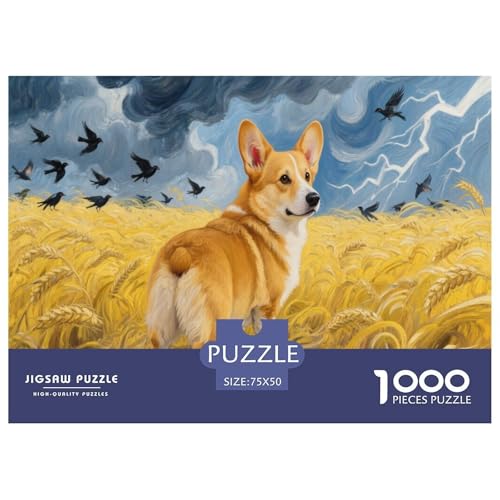 Korgi Puzzles 1000 Teile Schwer Puzzle Spielzeug Lernspiel Impossible Herausforderungsspielzeug Für Erwachsene Und Kinder Ab 12 Jahren 1000pcs (75x50cm) von CBCoin