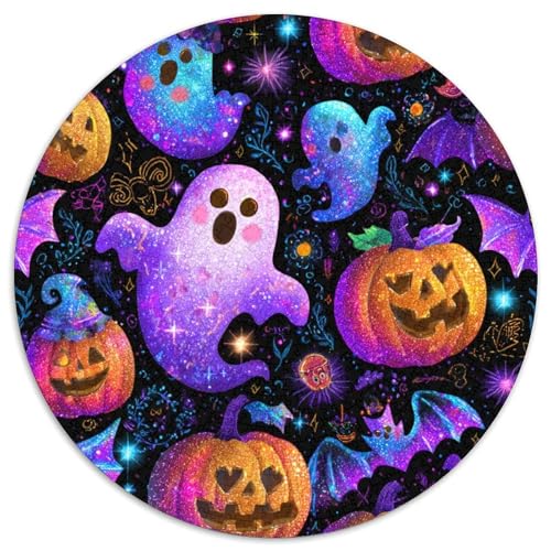 Kürbisse Puzzle 1000-teilige Schwer Puzzle Spielzeug Pädagogisches Spiel Impossible Halloween Herausforderungsspielzeug Für Erwachsene Kinder 1000pcs (67.5x67.5cm) von CBCoin