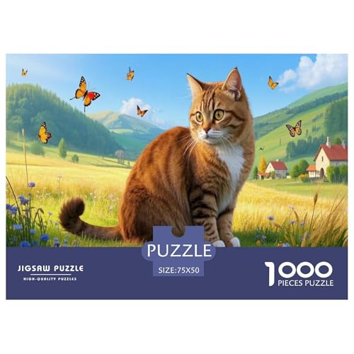 Manx Puzzle 1000-teilige Schwer Puzzle Spielzeug Pädagogisches Spiel Impossible Herausforderung Spielzeug Für Erwachsene Und Kinder in Bewährter 1000pcs (75x50cm) von CBCoin