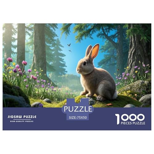 Mini Rex Puzzles 1000 Teile Schwer Puzzle Spielzeug Pädagogisches Spiel Impossible Herausforderungsspielzeug Für Erwachsene Kinder 1000pcs (75x50cm) von CBCoin