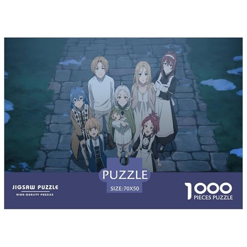 Mushoku Tensei Puzzles 1000 Teile Schwer Puzzle Spielzeug Pädagogisches Spiel Impossible Isekai-Anime Herausforderungsspielzeug Für Erwachsene Kinder 70x50cm/1000pcs Mushoku Tensei Puzzles 1000 Teile Schwer Puzzle Spielzeug Pädagogisches Spiel Impossible Isekai-Anime Herausforderungsspielzeug Für Erwachsene Kinder 70x50cm/1000pcs von CBCoin