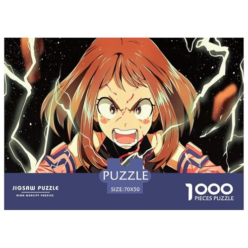 Ochaco Uraraka Puzzle 1000 Teile Schwer Puzzle Spielzeug Lernspiel Impossible Schwerkraft-Mädchen Herausforderungsspielzeug Für Erwachsene Kinder 70x50cm/1000pcs Ochaco Uraraka Puzzle 1000 Teile Schwer Puzzle Spielzeug Lernspiel Impossible Schwerkraft-Mädchen Herausforderungsspielzeug Für Erwachsene Kinder 70x50cm/1000pcs von CBCoin