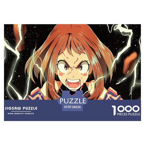 Ochaco Uraraka Puzzle 1000 Teile Schwer Puzzle Spielzeug Pädagogisches Spiel Impossible Schwerkraft-Mädchen Herausforderung Spielzeug Für Erwachsene Und Kinder Ab 12 Jahren 38x26cm/1000pcs Ochaco Uraraka Puzzle 1000 Teile Schwer Puzzle Spielzeug Pädagogisches Spiel Impossible Schwerkraft-Mädchen Herausforderung Spielzeug Für Erwachsene Und Kinder Ab 12 Jahren 38x26cm/1000pcs von CBCoin