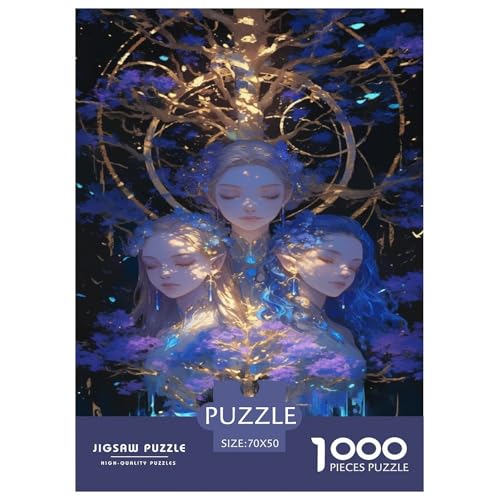 Psychedelische Göttin Puzzle 1000 Teile Schwer Puzzle Spielzeug Lernspiel Impossible Saure Königin Herausforderung Spielzeug Für Erwachsene Kinder 70x50cm/1000pcs Psychedelische Göttin Puzzle 1000 Teile Schwer Puzzle Spielzeug Lernspiel Impossible Saure Königin Herausforderung Spielzeug Für Erwachsene Kinder 70x50cm/1000pcs von CBCoin