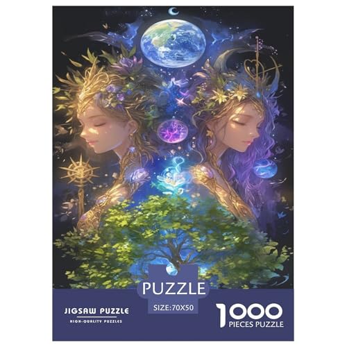 Psychedelische Göttin Puzzle 1000-teilige Schwer Puzzle Spielzeug Lernspiel Impossible Saure Königin Herausforderungsspielzeug Für Erwachsene Und Kinder Ab 12 Jahren 70x50cm/1000pcs Psychedelische Göttin Puzzle 1000-teilige Schwer Puzzle Spielzeug Lernspiel Impossible Saure Königin Herausforderungsspielzeug Für Erwachsene Und Kinder Ab 12 Jahren 70x50cm/1000pcs von CBCoin