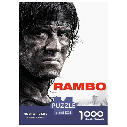 Rambo Puzzle 1000-teilige Schwer Puzzle Spielzeug Lernspiel Impossible Messer-Typ Herausforderungsspielzeug Für Erwachsene Und Kinder in Bewährter 38x26cm/1000pcs Rambo Puzzle 1000-teilige Schwer Puzzle Spielzeug Lernspiel Impossible Messer-Typ Herausforderungsspielzeug Für Erwachsene Und Kinder in Bewährter 38x26cm/1000pcs von CBCoin