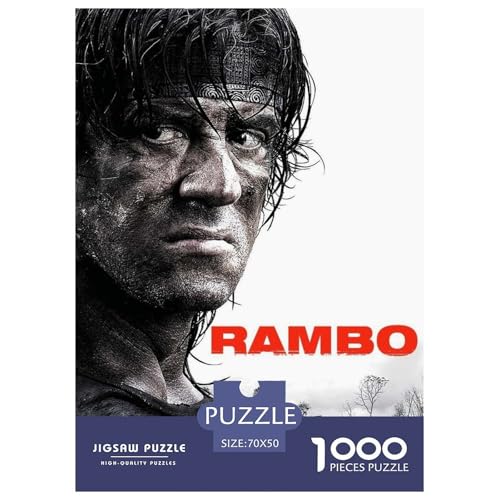 Rambo Puzzles 1000 Teile Schwer Puzzle Spielzeug Pädagogisches Spiel Impossible Messer-Typ Herausforderung Spielzeug Für Erwachsene Und Kinder Ab 14 Jahren 70x50cm/1000pcs Rambo Puzzles 1000 Teile Schwer Puzzle Spielzeug Pädagogisches Spiel Impossible Messer-Typ Herausforderung Spielzeug Für Erwachsene Und Kinder Ab 14 Jahren 70x50cm/1000pcs von CBCoin