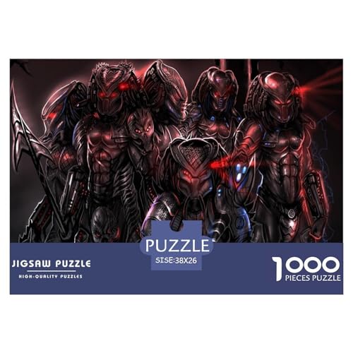 Raubtier Puzzle 1000 Teile Schwer Puzzle Spielzeug Lernspiel Impossible Yautja Herausforderung Spielzeug Für Erwachsene Und Kinder Ab 14 Jahren 38x26cm/1000pcs Raubtier Puzzle 1000 Teile Schwer Puzzle Spielzeug Lernspiel Impossible Yautja Herausforderung Spielzeug Für Erwachsene Und Kinder Ab 14 Jahren 38x26cm/1000pcs von CBCoin