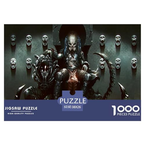 Raubtier Puzzles 1000 Teile Schwer Puzzle Spielzeug Pädagogisches Spiel Impossible Yautja Herausforderung Spielzeug Für Erwachsene Kinder 38x26cm/1000pcs Raubtier Puzzles 1000 Teile Schwer Puzzle Spielzeug Pädagogisches Spiel Impossible Yautja Herausforderung Spielzeug Für Erwachsene Kinder 38x26cm/1000pcs von CBCoin