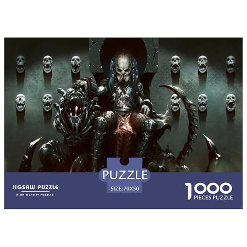 Raubtier Puzzles 1000 Teile Schwer Puzzle Spielzeug Pädagogisches Spiel Impossible Yautja Herausforderung Spielzeug Für Erwachsene Und Kinder Ab 12 Jahren 70x50cm/1000pcs Raubtier Puzzles 1000 Teile Schwer Puzzle Spielzeug Pädagogisches Spiel Impossible Yautja Herausforderung Spielzeug Für Erwachsene Und Kinder Ab 12 Jahren 70x50cm/1000pcs von CBCoin