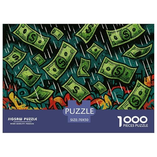 Regnendes Geld Puzzle 1000-teilige Schwer Puzzle Spielzeug Pädagogisches Spiel Impossible Kaschmir Herausforderungsspielzeug Für Erwachsene Und Kinder Ab 14 Jahren 70x50cm/1000pcs Regnendes Geld Puzzle 1000-teilige Schwer Puzzle Spielzeug Pädagogisches Spiel Impossible Kaschmir Herausforderungsspielzeug Für Erwachsene Und Kinder Ab 14 Jahren 70x50cm/1000pcs von CBCoin