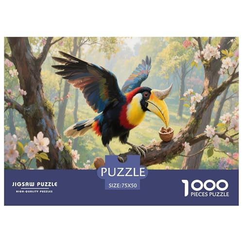 Rinoceronte Puzzles 1000 Teile Schwer Puzzle Spielzeug Lernspiel Impossible Herausforderung Spielzeug Für Erwachsene Kinder 1000pcs (75x50cm) von CBCoin
