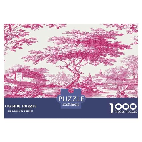 Rosa Landschaft Puzzle 1000 Teile Schwer Puzzle Spielzeug Pädagogisches Spiel Impossible Traumlandschaft Herausforderung Spielzeug Für Erwachsene Und Kinder Ab 14 Jahren 38x26cm/1000pcs Rosa Landschaft Puzzle 1000 Teile Schwer Puzzle Spielzeug Pädagogisches Spiel Impossible Traumlandschaft Herausforderung Spielzeug Für Erwachsene Und Kinder Ab 14 Jahren 38x26cm/1000pcs von CBCoin