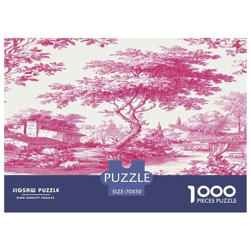 Rosa Landschaft Puzzles 1000 Teile Schwer Puzzle Spielzeug Pädagogisches Spiel Impossible Traumlandschaft Herausforderung Spielzeug Für Erwachsene Und Kinder Ab 12 Jahren 70x50cm/1000pcs Rosa Landschaft Puzzles 1000 Teile Schwer Puzzle Spielzeug Pädagogisches Spiel Impossible Traumlandschaft Herausforderung Spielzeug Für Erwachsene Und Kinder Ab 12 Jahren 70x50cm/1000pcs von CBCoin