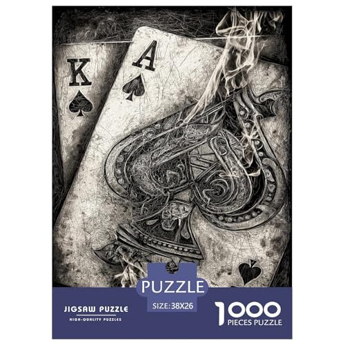 Spielkarte Puzzles 1000-teilige Schwer Puzzle Spielzeug Lernspiel Impossible Poker Herausforderungsspielzeug Für Erwachsene Und Kinder in Bewährter 38x26cm/1000pcs Spielkarte Puzzles 1000-teilige Schwer Puzzle Spielzeug Lernspiel Impossible Poker Herausforderungsspielzeug Für Erwachsene Und Kinder in Bewährter 38x26cm/1000pcs von CBCoin