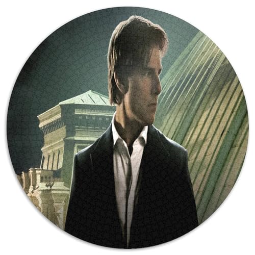 Tom Cruise Puzzle 1000 Teile Schwer Puzzle Spielzeug Lernspiel Impossible Ethan Hunt Herausforderungsspielzeug Für Erwachsene Und Kinder Ab 14 Jahren 1000pcs (67.5x67.5cm) von CBCoin
