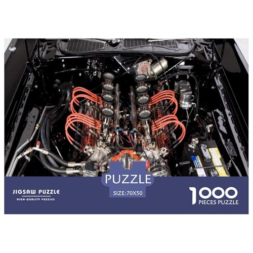Triebwerk Puzzle 1000-teilige Schwer Puzzle Spielzeug Lernspiel Impossible Motor Herausforderung Spielzeug Für Erwachsene Und Kinder Ab 14 Jahren 70x50cm/1000pcs von CBCoin