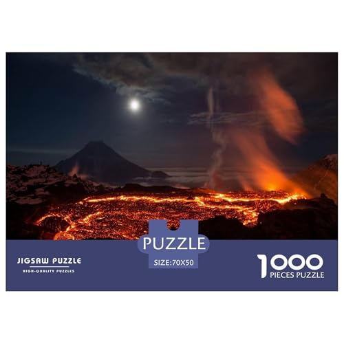 Vulkan Puzzle 1000 Teile Schwer Puzzle Spielzeug Lernspiel Impossible Lavaberg Herausforderung Spielzeug Für Erwachsene Kinder 70x50cm/1000pcs Vulkan Puzzle 1000 Teile Schwer Puzzle Spielzeug Lernspiel Impossible Lavaberg Herausforderung Spielzeug Für Erwachsene Kinder 70x50cm/1000pcs von CBCoin