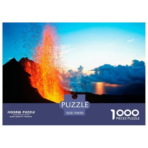 Vulkan Puzzle 1000 Teile Schwer Puzzle Spielzeug Pädagogisches Spiel Impossible Lava-Berg Herausforderung Spielzeug Für Erwachsene Und Kinder Ab 14 Jahren 70x50cm/1000pcs Vulkan Puzzle 1000 Teile Schwer Puzzle Spielzeug Pädagogisches Spiel Impossible Lava-Berg Herausforderung Spielzeug Für Erwachsene Und Kinder Ab 14 Jahren 70x50cm/1000pcs von CBCoin