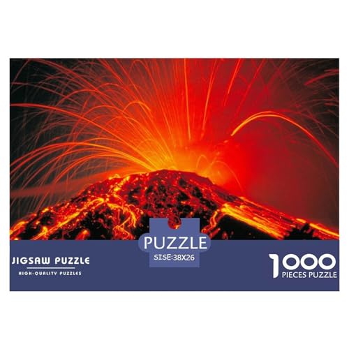 Vulkan Puzzle 1000 Teile Schwer Puzzle Spielzeug Pädagogisches Spiel Impossible Lava-Berg Herausforderungsspielzeug Für Erwachsene Und Kinder Ab 14 Jahren 38x26cm/1000pcs Vulkan Puzzle 1000 Teile Schwer Puzzle Spielzeug Pädagogisches Spiel Impossible Lava-Berg Herausforderungsspielzeug Für Erwachsene Und Kinder Ab 14 Jahren 38x26cm/1000pcs von CBCoin