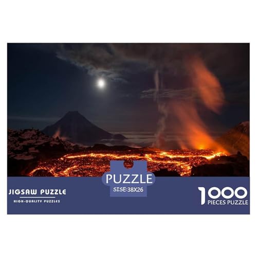 Vulkan Puzzle 1000-teilige Schwer Puzzle Spielzeug Lernspiel Impossible Lava-Berg Herausforderungsspielzeug Für Erwachsene Und Kinder in Bewährter 38x26cm/1000pcs Vulkan Puzzle 1000-teilige Schwer Puzzle Spielzeug Lernspiel Impossible Lava-Berg Herausforderungsspielzeug Für Erwachsene Und Kinder in Bewährter 38x26cm/1000pcs von CBCoin