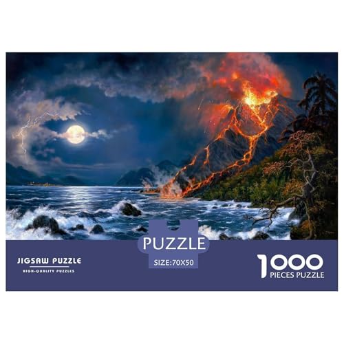 Vulkan Puzzles 1000 Teile Schwer Puzzle Spielzeug Lernspiel Impossible Lava-Berg Herausforderung Spielzeug Für Erwachsene Und Kinder in Bewährter 70x50cm/1000pcs Vulkan Puzzles 1000 Teile Schwer Puzzle Spielzeug Lernspiel Impossible Lava-Berg Herausforderung Spielzeug Für Erwachsene Und Kinder in Bewährter 70x50cm/1000pcs von CBCoin