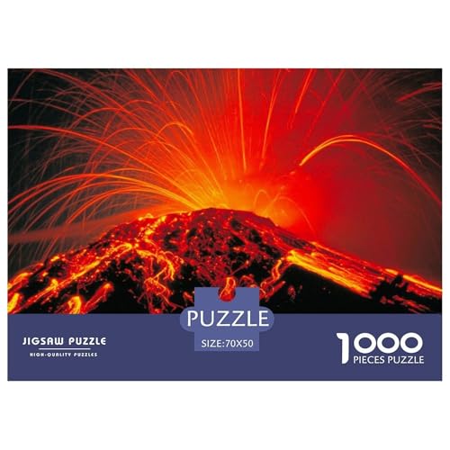 Vulkan Puzzles 1000 Teile Schwer Puzzle Spielzeug Lernspiel Impossible Lava-Berg Herausforderungsspielzeug Für Erwachsene Und Kinder Ab 12 Jahren 70x50cm/1000pcs Vulkan Puzzles 1000 Teile Schwer Puzzle Spielzeug Lernspiel Impossible Lava-Berg Herausforderungsspielzeug Für Erwachsene Und Kinder Ab 12 Jahren 70x50cm/1000pcs von CBCoin