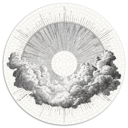 Wolken Puzzles 1000 Teile Schwer Puzzle Spielzeug Pädagogisches Spiel Impossible Himmel Herausforderung Spielzeug Für Erwachsene Und Kinder in Bewährter 1000pcs (67.5x67.5cm) von CBCoin