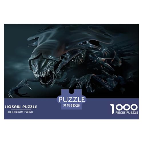Xenomorph Puzzle 1000 Teile Schwer Puzzle Spielzeug Pädagogisches Spiel Impossible Außerirdische Herausforderungsspielzeug Für Erwachsene Und Kinder Ab 12 Jahren 38x26cm/1000pcs Xenomorph Puzzle 1000 Teile Schwer Puzzle Spielzeug Pädagogisches Spiel Impossible Außerirdische Herausforderungsspielzeug Für Erwachsene Und Kinder Ab 12 Jahren 38x26cm/1000pcs von CBCoin
