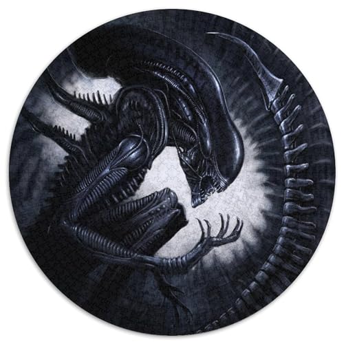 Xenomorph Puzzle 1000-teilige Schwer Puzzle Spielzeug Lernspiel Impossible Außerirdische Herausforderung Spielzeug Für Erwachsene Und Kinder in Bewährter 1000pcs (67.5x67.5cm) von CBCoin